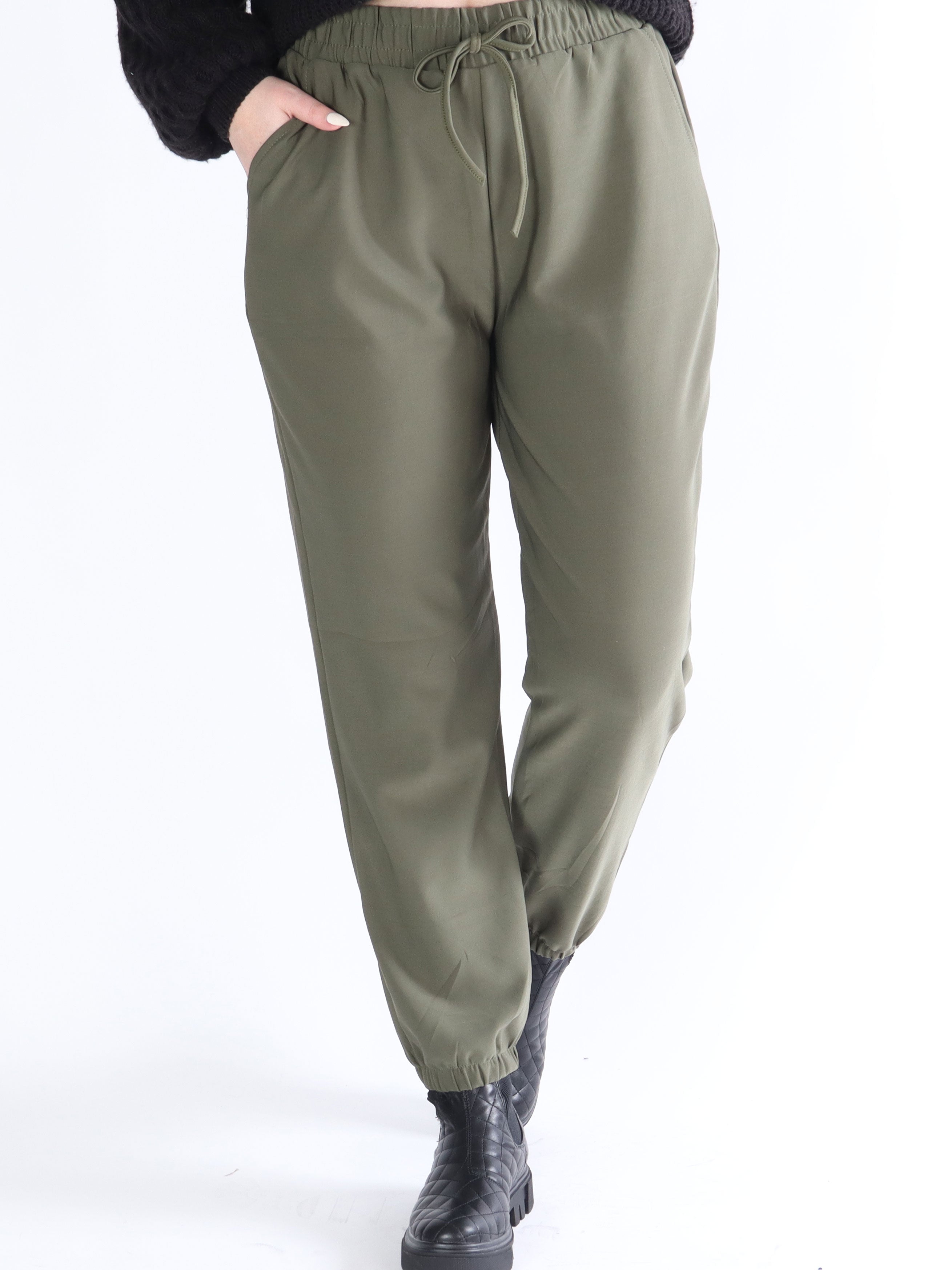 Hadiya - Byxor med elastisk kant